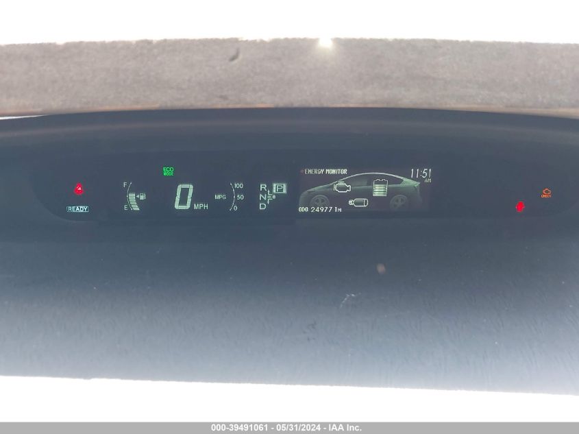 2012 Toyota Prius Two VIN: JTDKN3DU9C0336551 Lot: 39491061