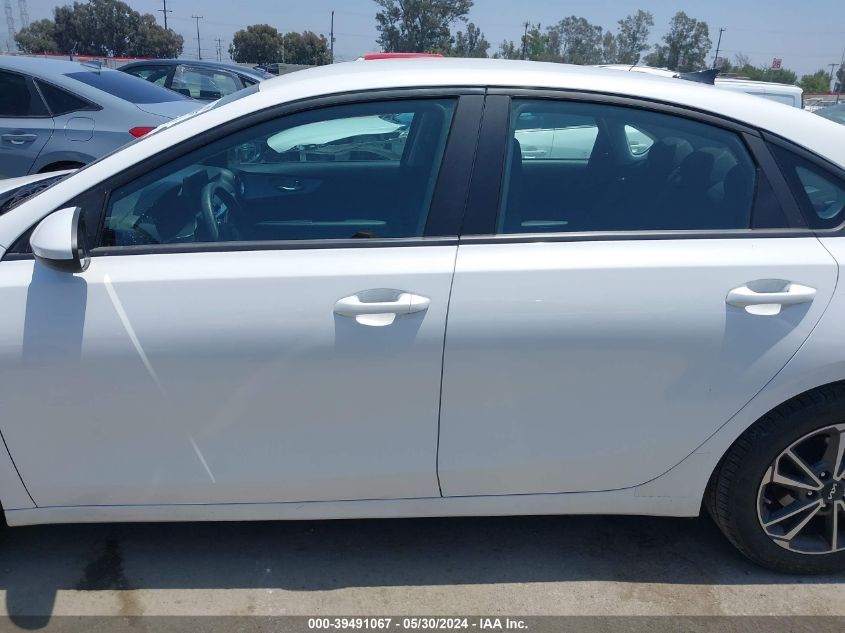 2022 Kia Forte Lxs VIN: 3KPF24ADXNE440318 Lot: 39491067