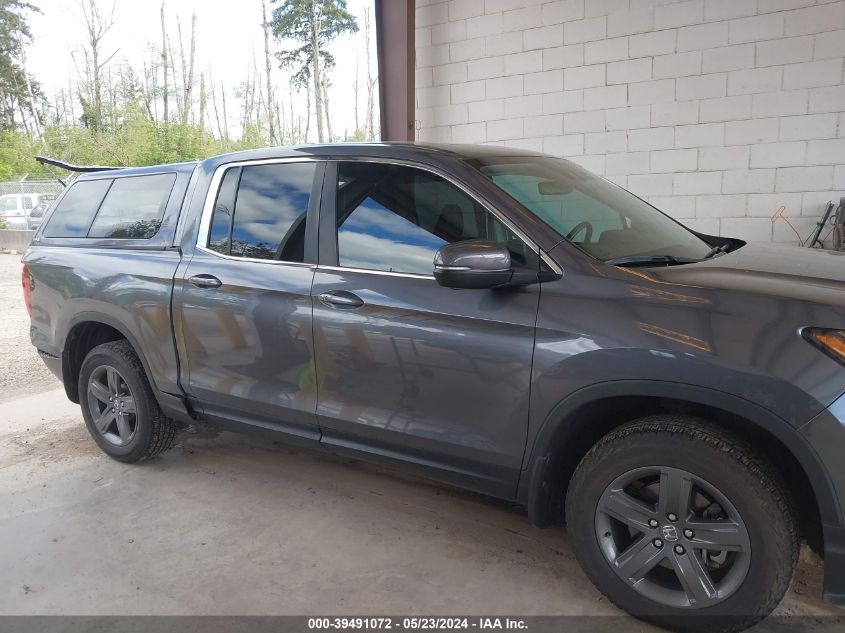 2022 Honda Ridgeline Rtl VIN: 5FPYK3F5XNB029460 Lot: 39491072