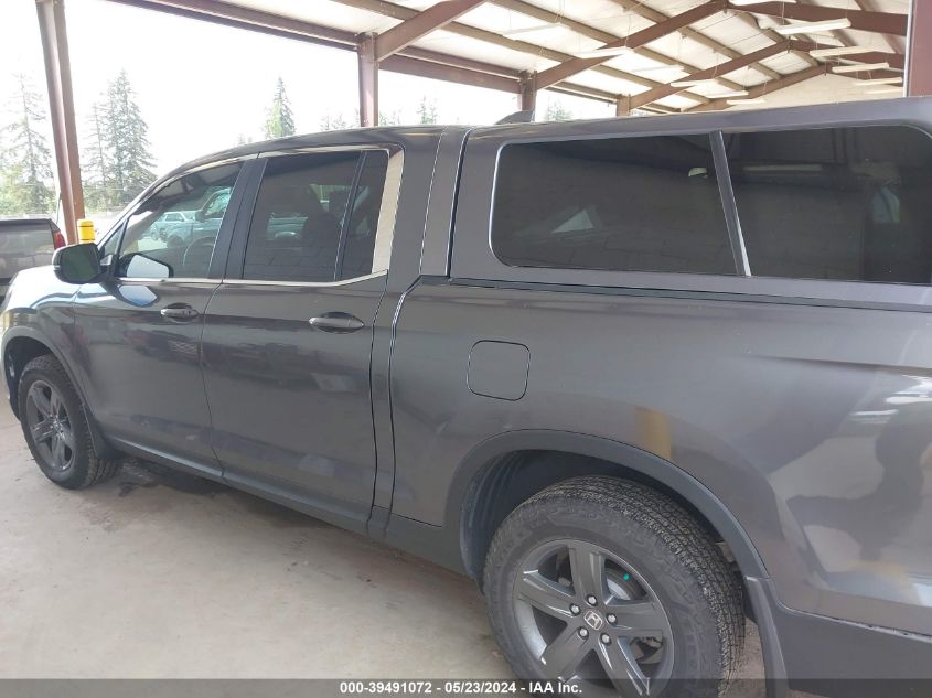 2022 Honda Ridgeline Rtl VIN: 5FPYK3F5XNB029460 Lot: 39491072