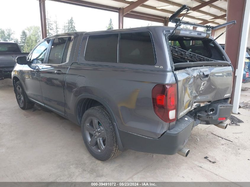 2022 Honda Ridgeline Rtl VIN: 5FPYK3F5XNB029460 Lot: 39491072