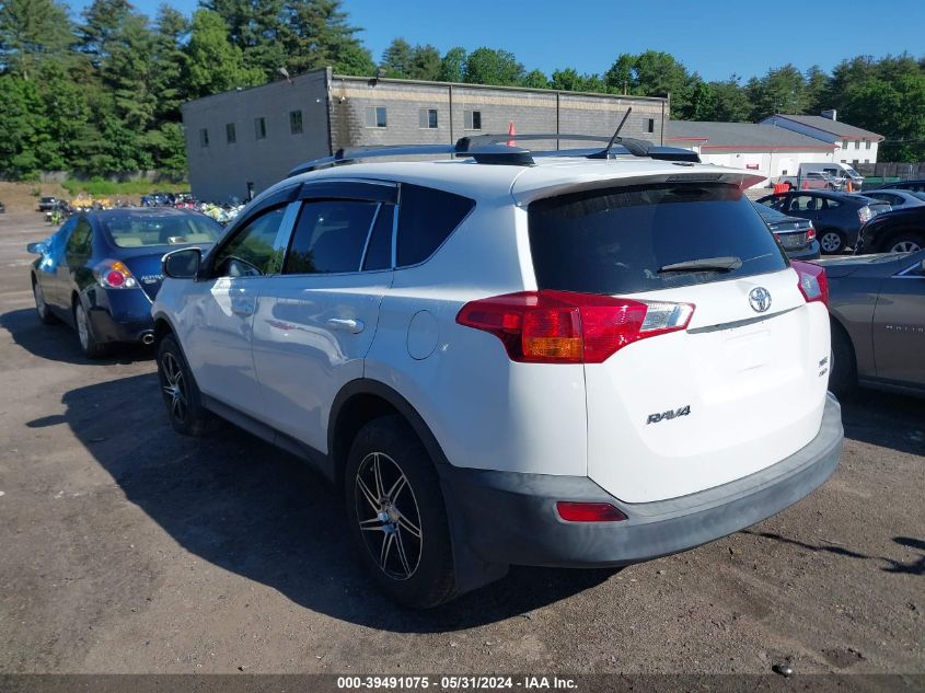 2014 Toyota Rav4 Xle VIN: 2T3RFREV8EW138287 Lot: 39491075