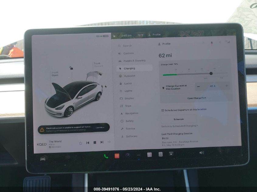 2020 TESLA MODEL 3 - 5YJ3E1EB4LF638675