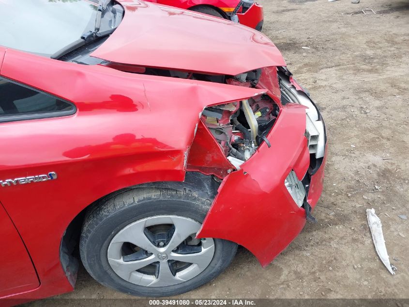 2012 Toyota Prius Three VIN: JTDKN3DU8C1615189 Lot: 39491080