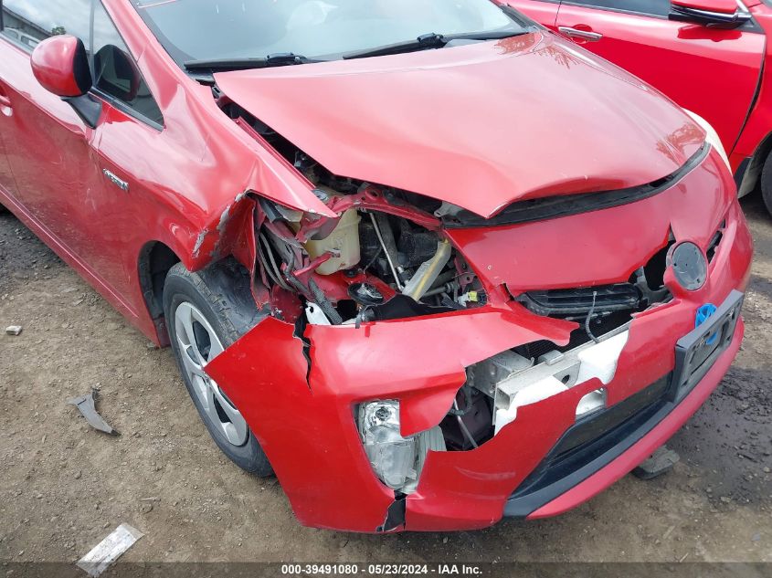 2012 Toyota Prius Three VIN: JTDKN3DU8C1615189 Lot: 39491080