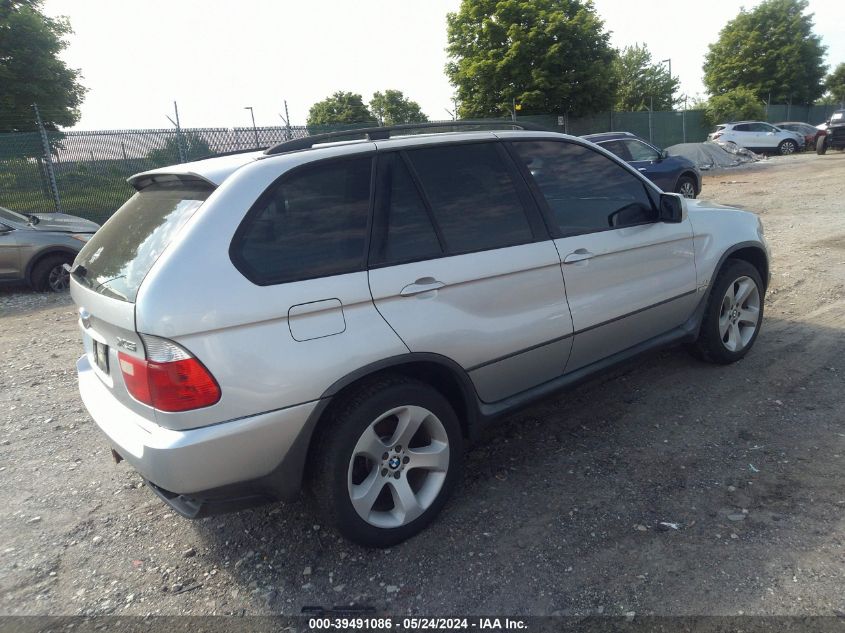 2004 BMW X5 4.4I VIN: 5UXFB53594LV02324 Lot: 39491086