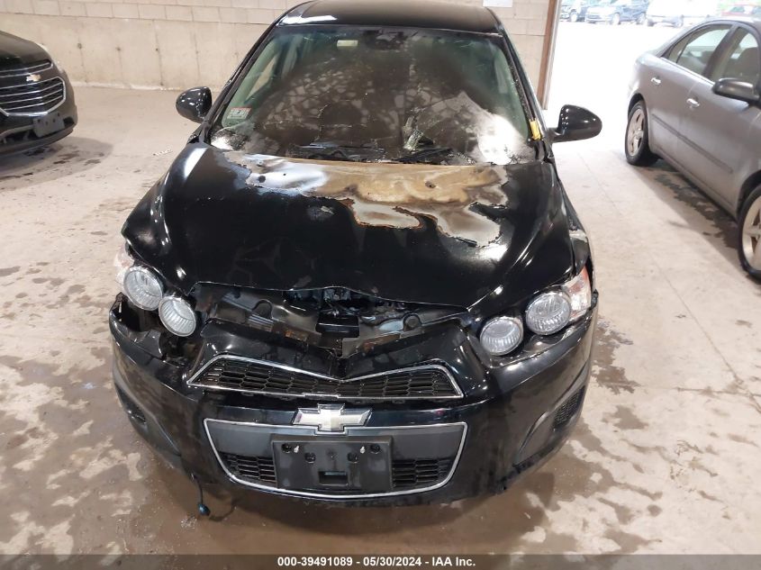 2012 Chevrolet Sonic 2Lt VIN: 1G1JC5SH8C4168728 Lot: 39491089