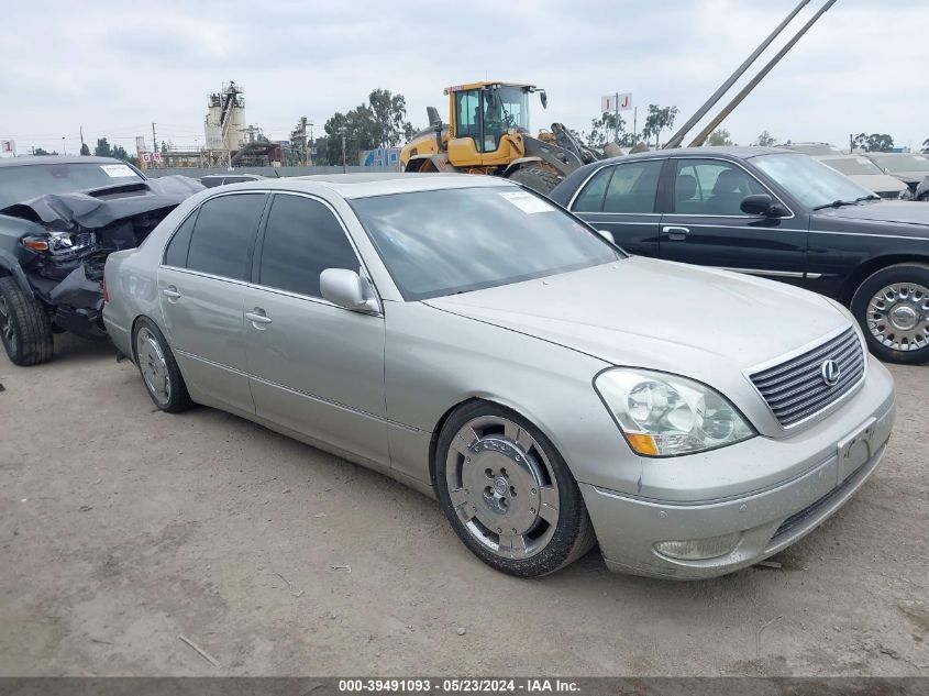 2001 Lexus Ls 430 VIN: JTHBN30F210047580 Lot: 39491093