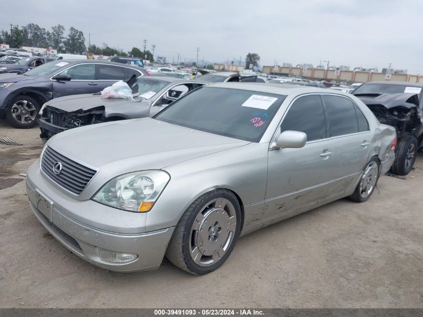 2001 Lexus Ls 430 VIN: JTHBN30F210047580 Lot: 39491093