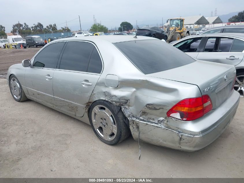 2001 Lexus Ls 430 VIN: JTHBN30F210047580 Lot: 39491093