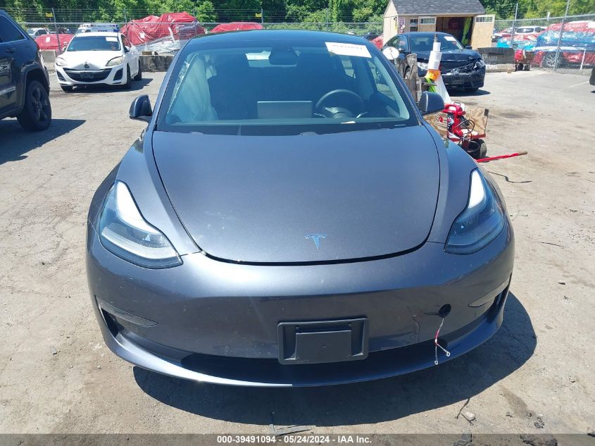 2021 Tesla Model 3 Long Range Dual Motor All-Wheel Drive VIN: 5YJ3E1EB1MF902694 Lot: 39491094