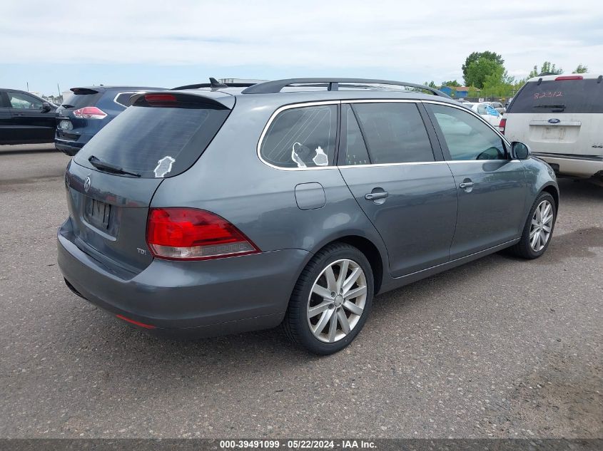 2011 Volkswagen Jetta Sportwagen 2.0L Tdi VIN: 3VWPL7AJ4BM630624 Lot: 39491099