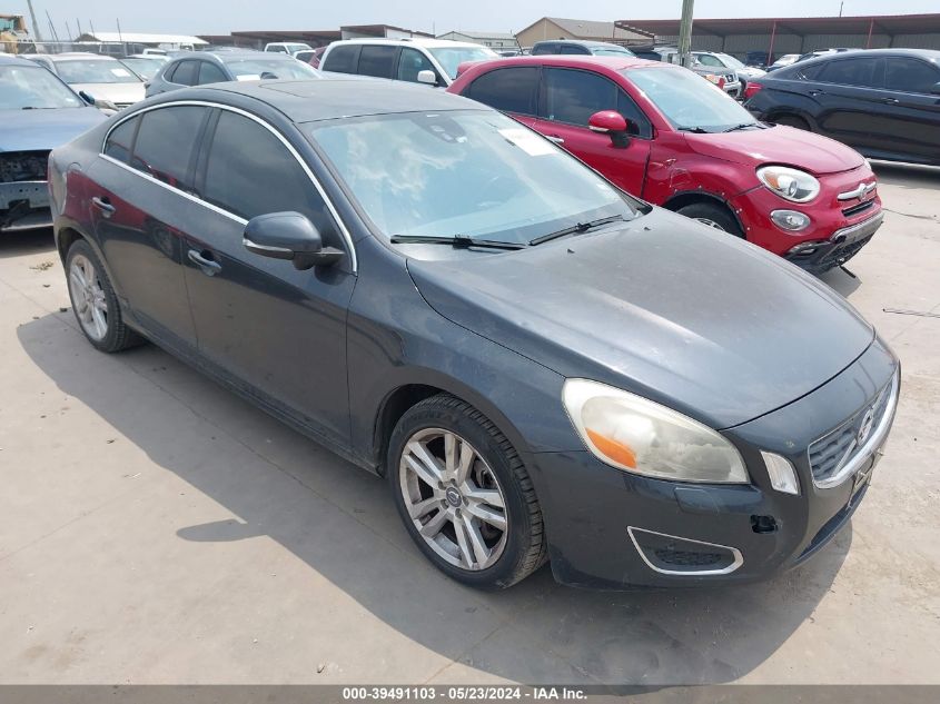 2013 Volvo S60 T5/T5 Platinum/T5 Premier/T5 Premier Plus VIN: YV1612FHXD2172329 Lot: 39491103