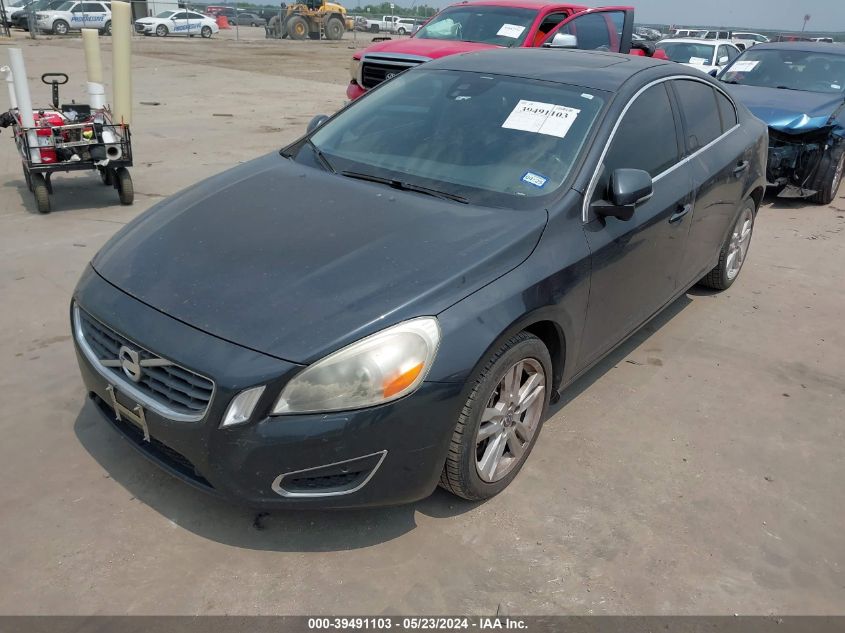 2013 Volvo S60 T5/T5 Platinum/T5 Premier/T5 Premier Plus VIN: YV1612FHXD2172329 Lot: 39491103