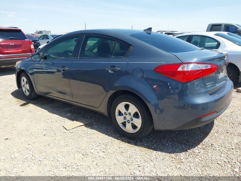 2016 Kia Forte Lx VIN: KNAFK4A6XG5561914 Lot: 39491105