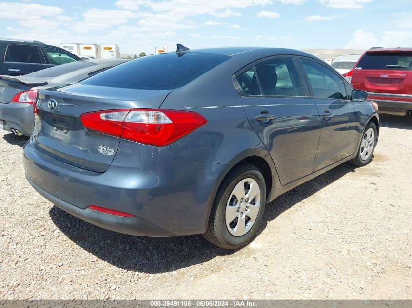 2016 Kia Forte Lx VIN: KNAFK4A6XG5561914 Lot: 39491105