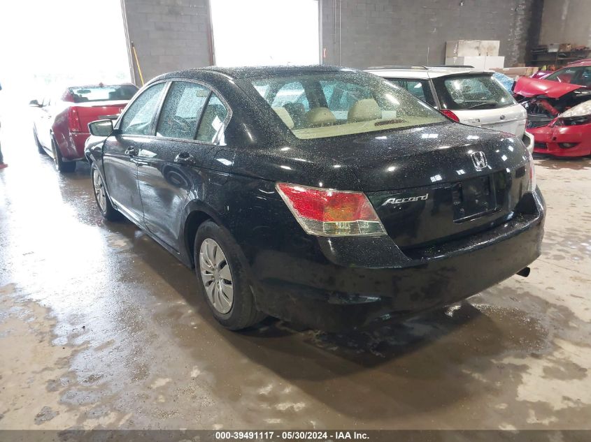 2010 Honda Accord 2.4 Lx VIN: 1HGCP2F35AA167523 Lot: 39491117