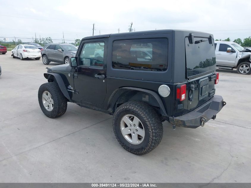 2012 Jeep Wrangler Sport VIN: 1C4AJWAG2CL163767 Lot: 39491124