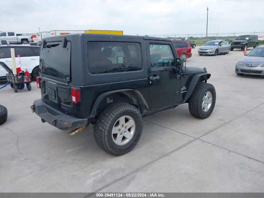 2012 Jeep Wrangler Sport VIN: 1C4AJWAG2CL163767 Lot: 39491124