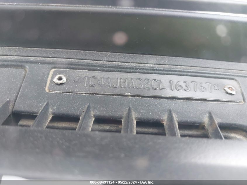 2012 Jeep Wrangler Sport VIN: 1C4AJWAG2CL163767 Lot: 39491124