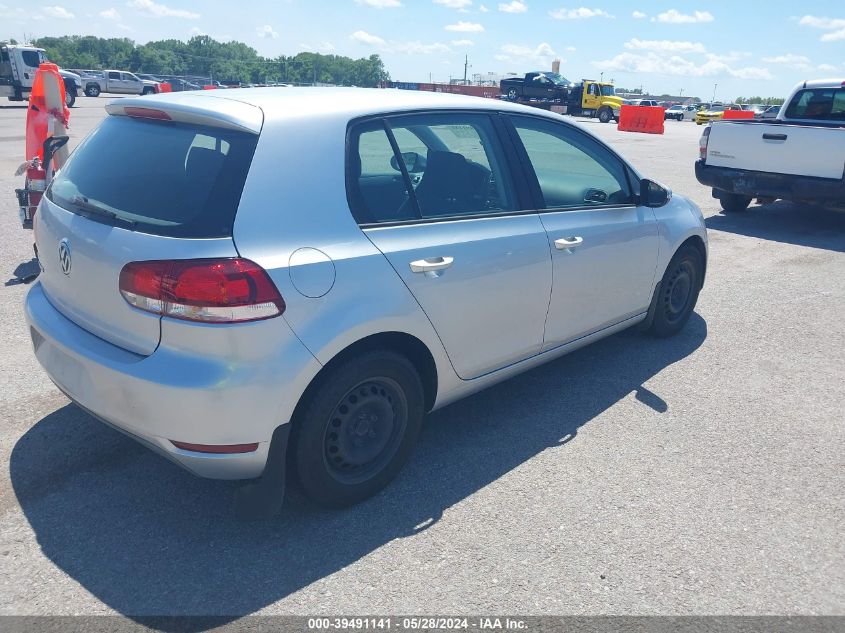 2012 Volkswagen Golf 2.5L 4-Door VIN: WVWDB7AJ1CW234855 Lot: 39491141