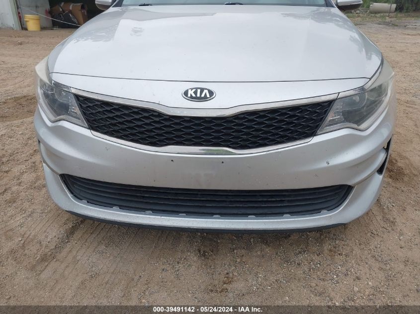 2018 Kia Optima Lx VIN: 5XXGT4L34JG187536 Lot: 39491142
