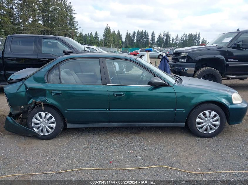 1999 Honda Civic Value Package VIN: 2HGEJ6617XH536103 Lot: 39491144