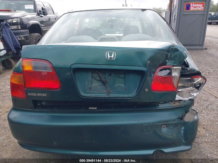 1999 Honda Civic Value Package VIN: 2HGEJ6617XH536103 Lot: 39491144