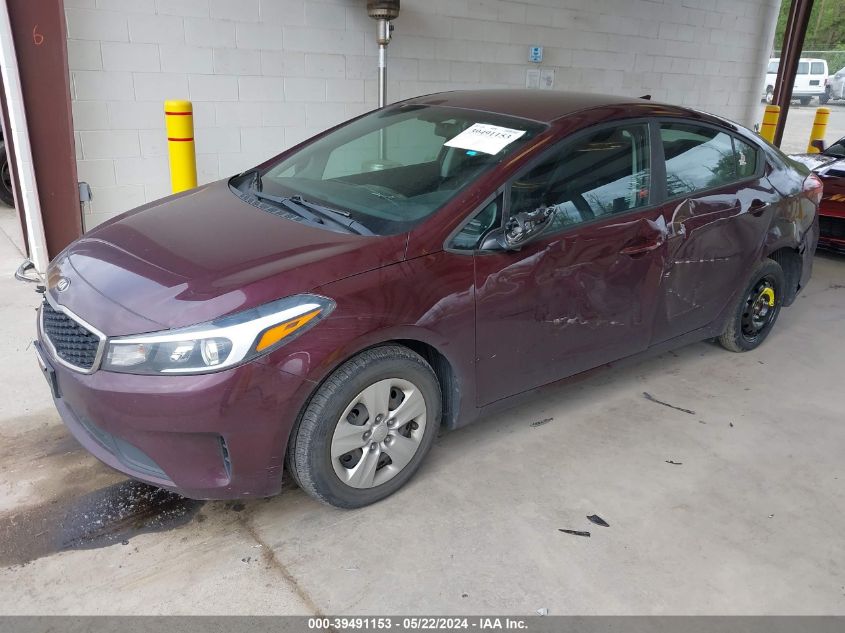 2018 Kia Forte Lx VIN: 3KPFL4A71JE251395 Lot: 39491153