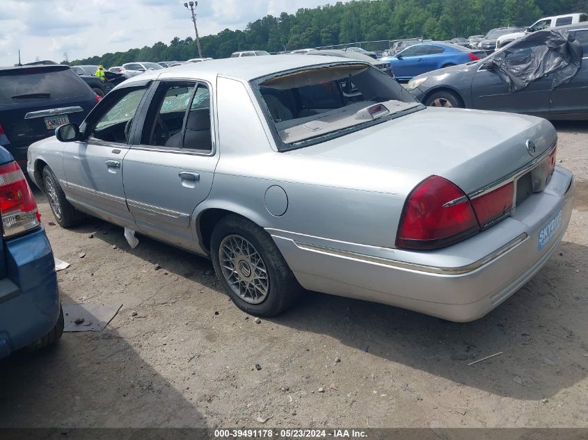 2002 Mercury Grand Marquis Gs VIN: 2MEFM74W62X605200 Lot: 39491178