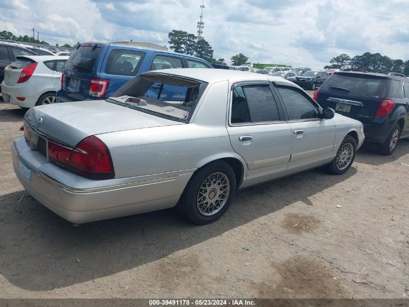 2002 Mercury Grand Marquis Gs VIN: 2MEFM74W62X605200 Lot: 39491178