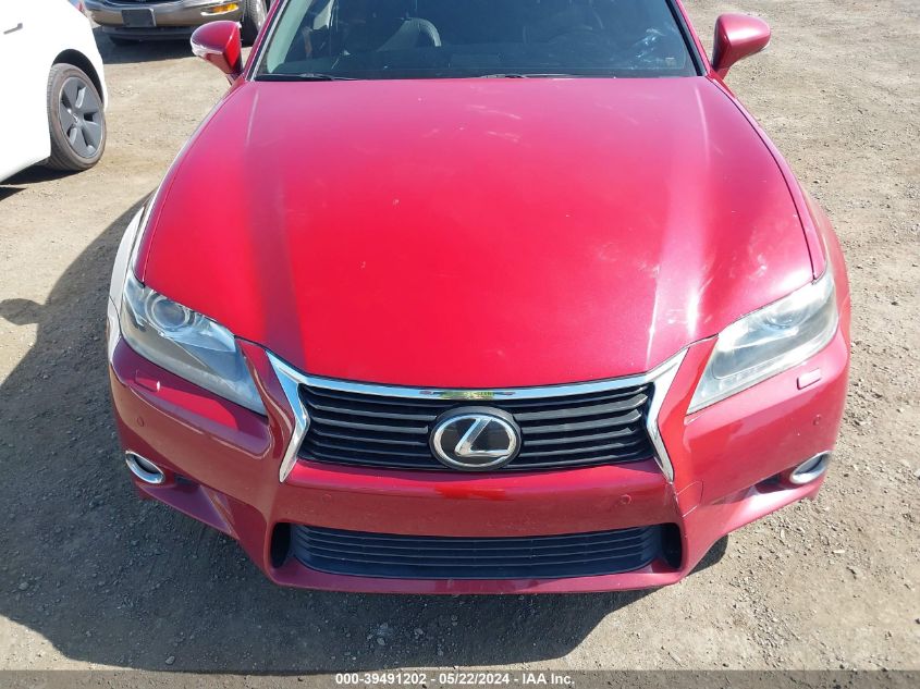 2013 Lexus Gs 350 VIN: JTHCE1BL6D5007912 Lot: 39491202