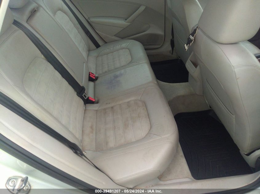 2012 Volkswagen Passat 2.0L Tdi Sel Premium VIN: 1VWCN7A33CC039018 Lot: 39491207