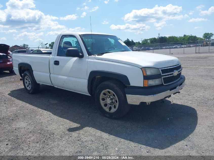 2007 Chevrolet Silverado 1500 Classic Work Truck VIN: 1GCEC14X67Z132891 Lot: 39491210