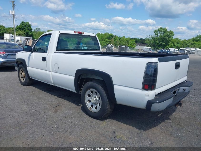 2007 Chevrolet Silverado 1500 Classic Work Truck VIN: 1GCEC14X67Z132891 Lot: 39491210