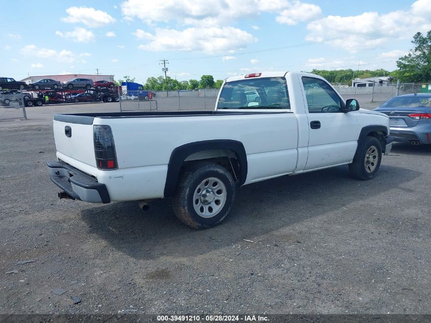 2007 Chevrolet Silverado 1500 Classic Work Truck VIN: 1GCEC14X67Z132891 Lot: 39491210