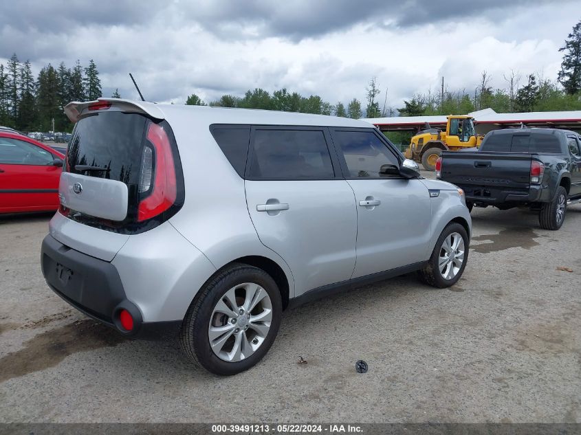 2014 Kia Soul + VIN: KNDJP3A54E7732593 Lot: 39491213