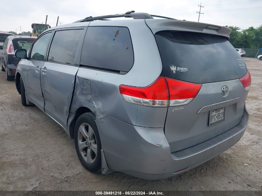 2012 Toyota Sienna Le V6 8 Passenger VIN: 5TDKK3DC0CS222208 Lot: 39491218