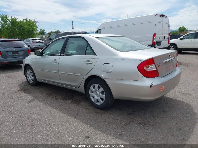 2003 Toyota Camry Le VIN: 4T1BE32K93U768837 Lot: 39491221