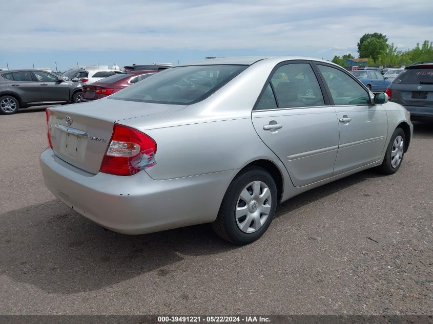 2003 Toyota Camry Le VIN: 4T1BE32K93U768837 Lot: 39491221