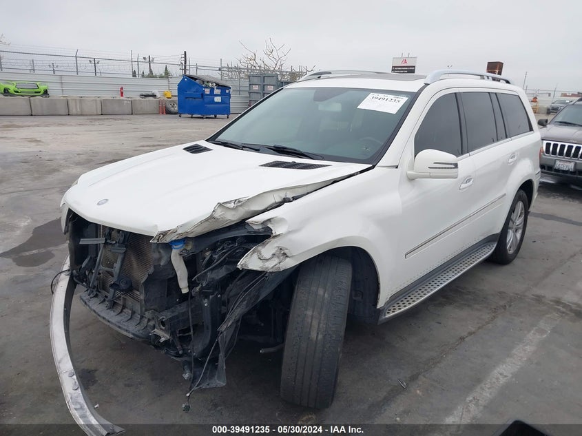 2011 Mercedes-Benz Gl 450 4Matic VIN: 4JGBF7BE6BA728875 Lot: 39491235