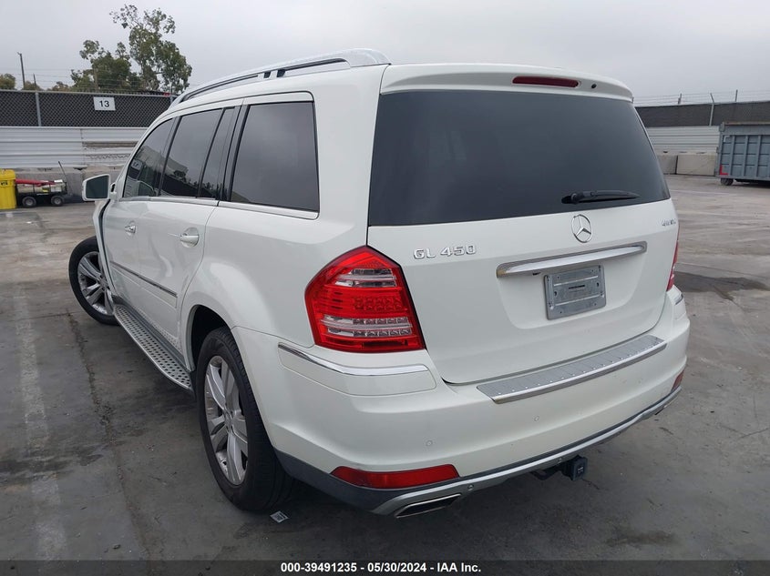 2011 Mercedes-Benz Gl 450 4Matic VIN: 4JGBF7BE6BA728875 Lot: 39491235