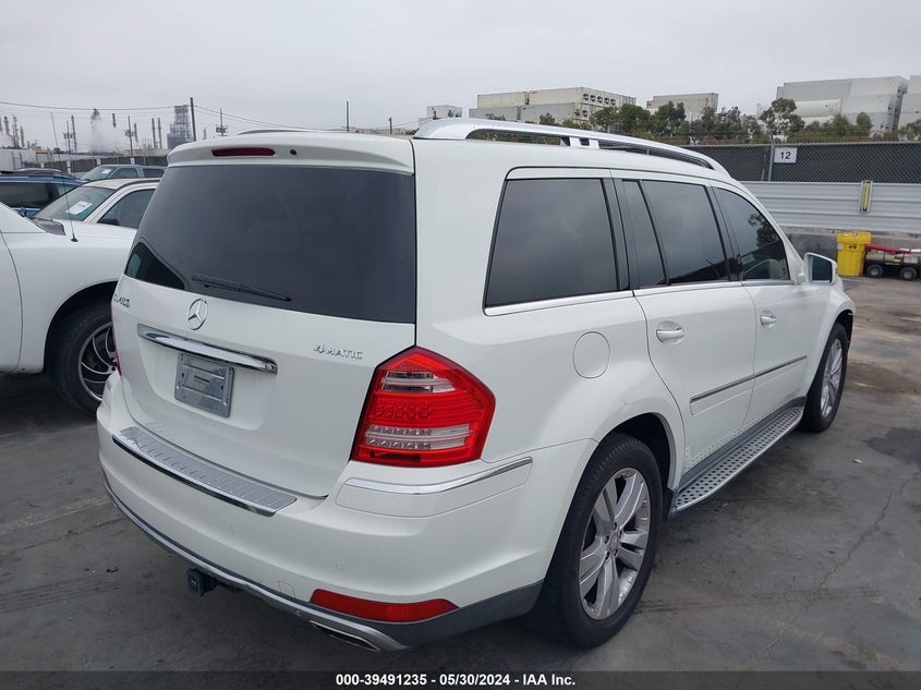 2011 Mercedes-Benz Gl 450 4Matic VIN: 4JGBF7BE6BA728875 Lot: 39491235