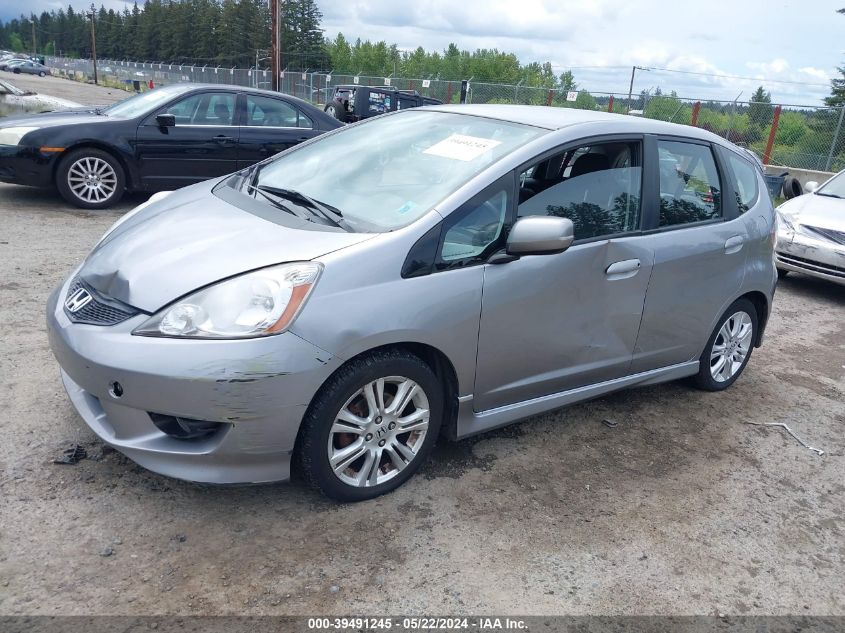 2009 Honda Fit Sport VIN: JHMGE88639S027474 Lot: 39491245