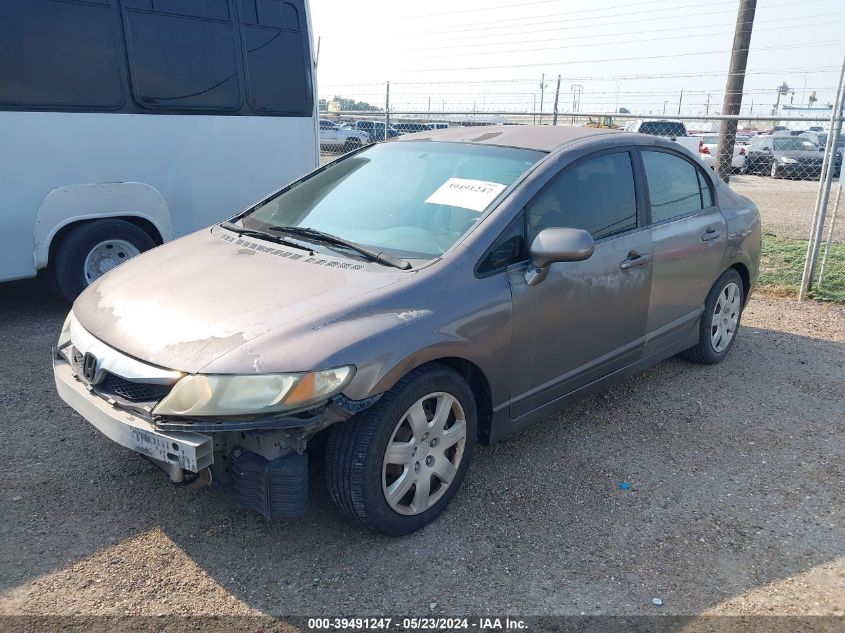 2009 Honda Civic Lx VIN: 2HGFA16529H538127 Lot: 39491247