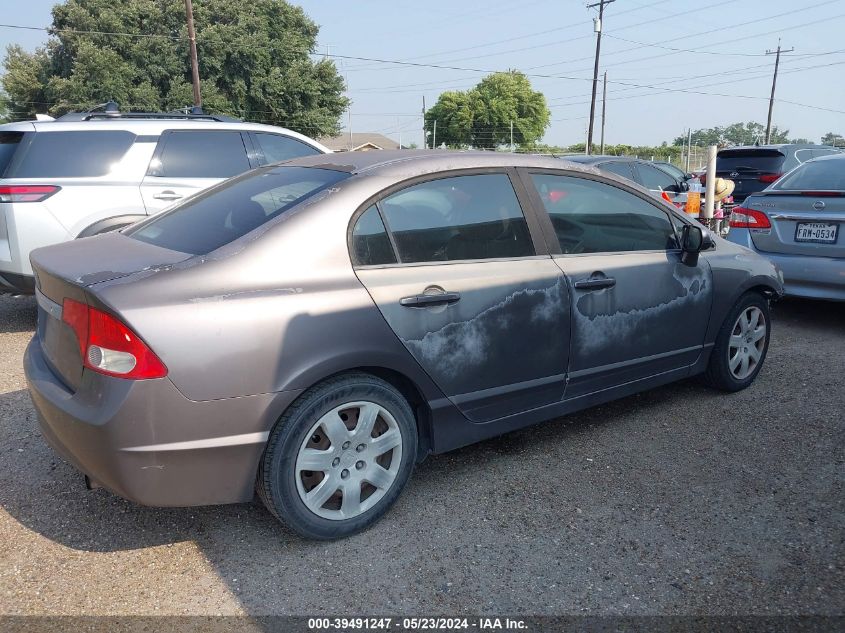 2009 Honda Civic Lx VIN: 2HGFA16529H538127 Lot: 39491247