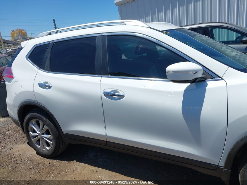 2015 Nissan Rogue Sv VIN: KNMAT2MT7FP573148 Lot: 39491248