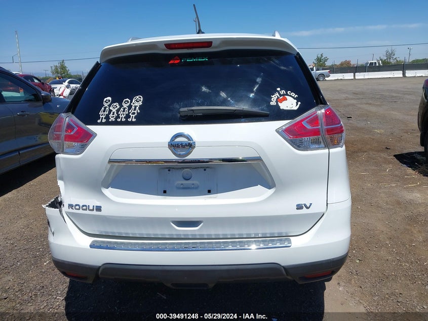 2015 Nissan Rogue Sv VIN: KNMAT2MT7FP573148 Lot: 39491248