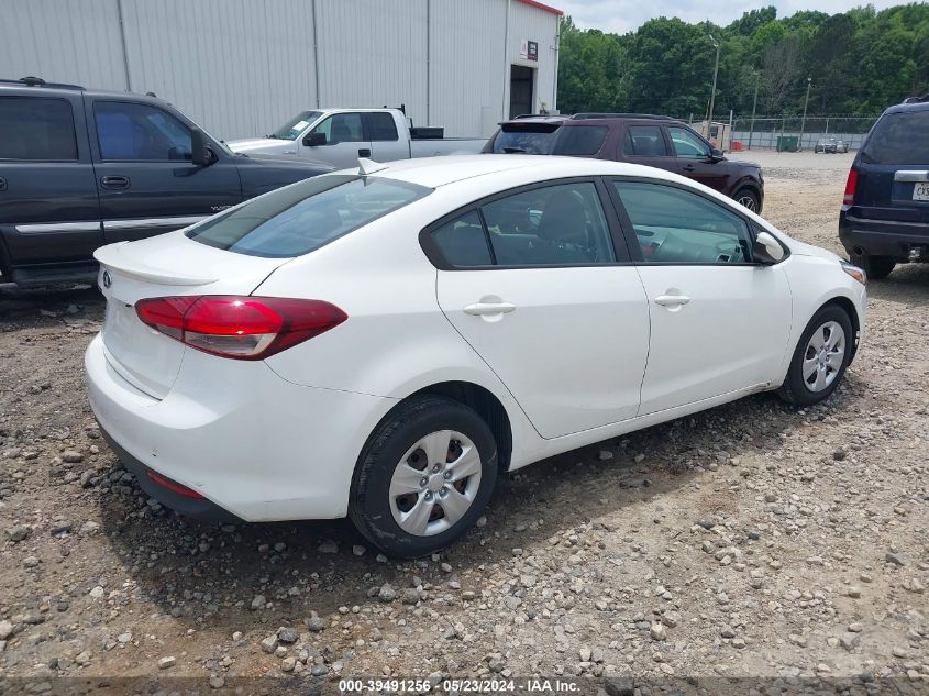 2017 Kia Forte Lx VIN: 3KPFK4A70HE077350 Lot: 39491256