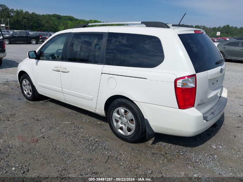 2009 Kia Sedona Lx VIN: KNDMB233196319625 Lot: 39491297